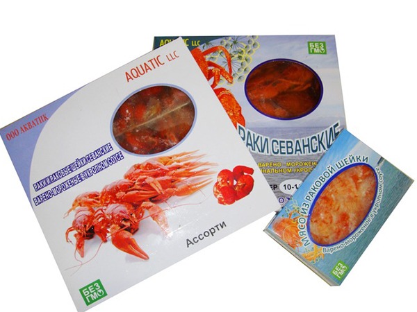 Раки в ассортименте в Северодвинске