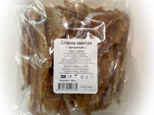 Ведро Ржаные гренки со вкусом Баварские колбаски (1 кг): Минтай спинка широкая (МиЛара)