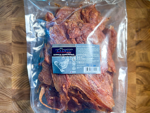 Мясо (АЛЬЯНС) вяленое курица 500гр "С халапеньо" в Северодвинске