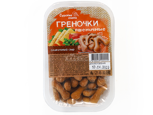Сурские (ПШЕНИЧНЫЕ) Сливочный сыр (100 гр) в Северодвинске