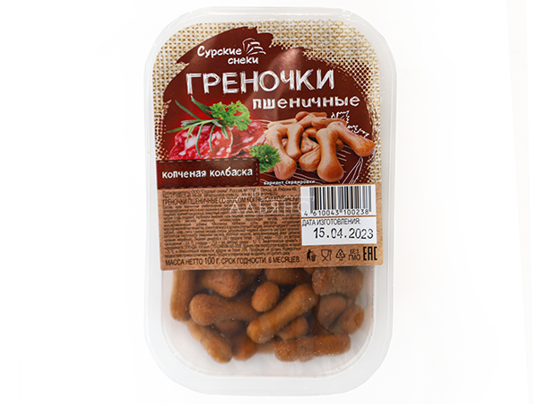 Сурские (ПШЕНИЧНЫЕ) Копченая колбаска (100 гр) в Северодвинске