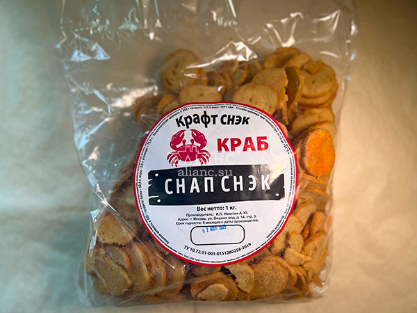 Снапсы ПШЕНИЧНЫЕ "Краб" в Северодвинске