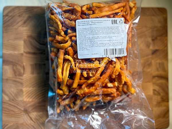 Нитка ЖАРЕНАЯ  Oktobersnack1 кг (сырный продукт) в Северодвинске