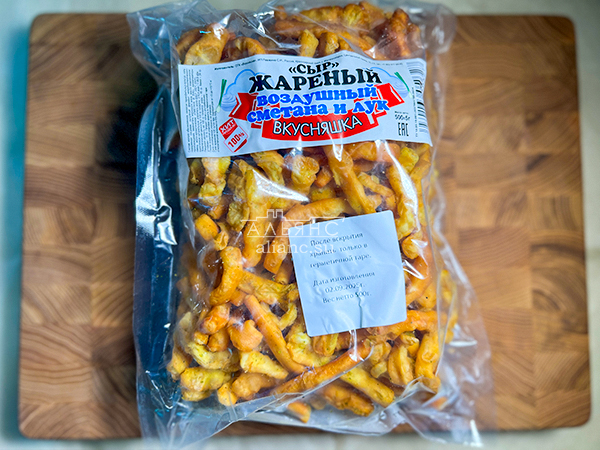 Жареный сыр "ВКУСНЯШКА" со вкусом сметаны и лука (500 гр) в Северодвинске