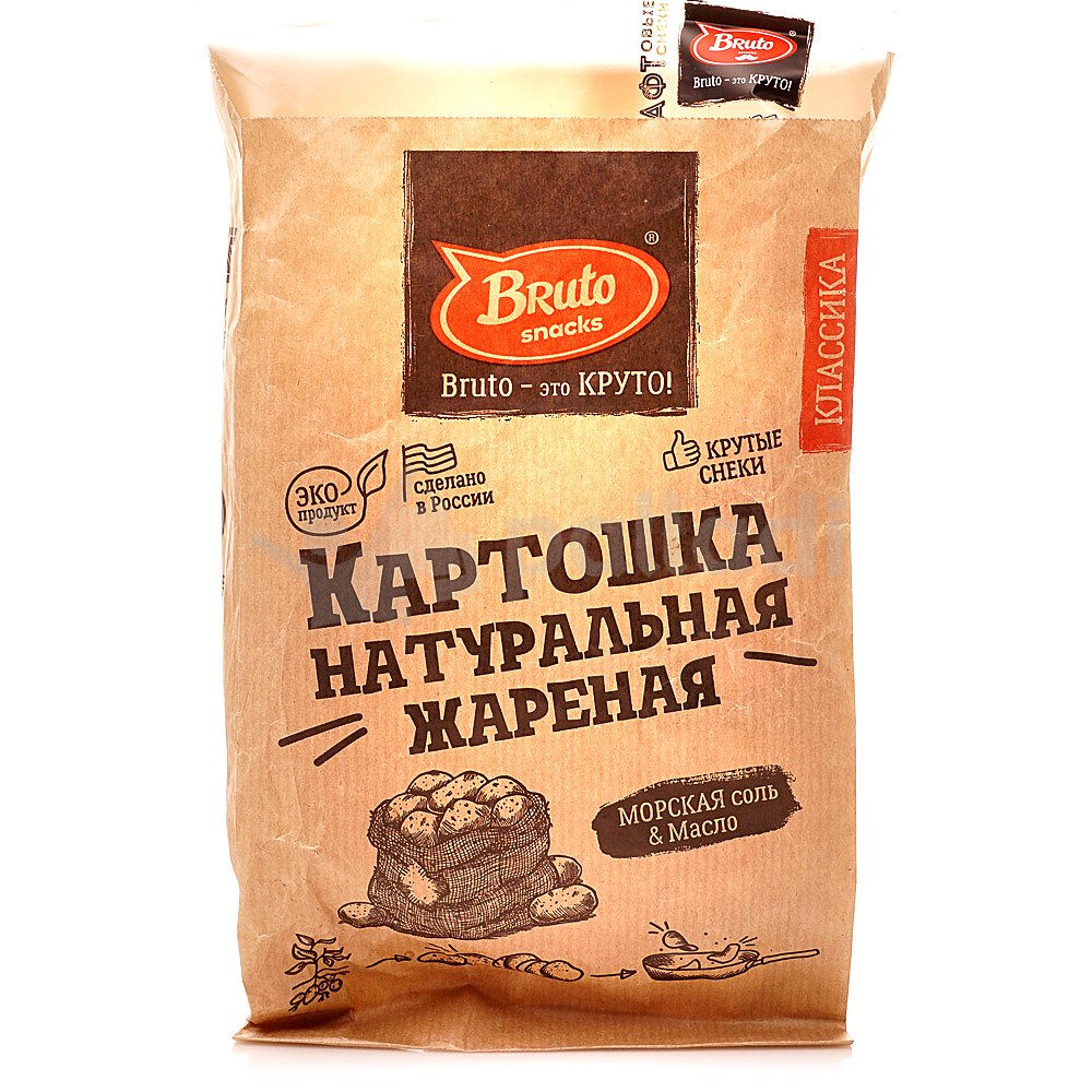 Картофель «Бруто» с солью 70 гр. в Северодвинске
