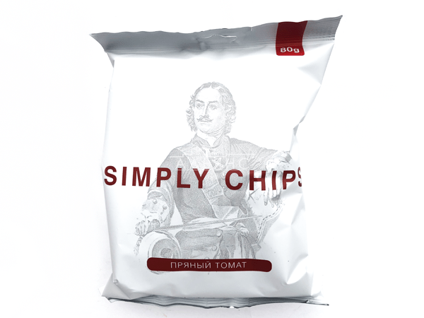 Картофельные чипсы "Simple chips" Пряный томат 80 гр. в Северодвинске
